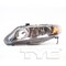 Tyc Tyc Capa Certified Headlight Assembly, 20-6734-01-9 20-6734-01-9 - alternate 9